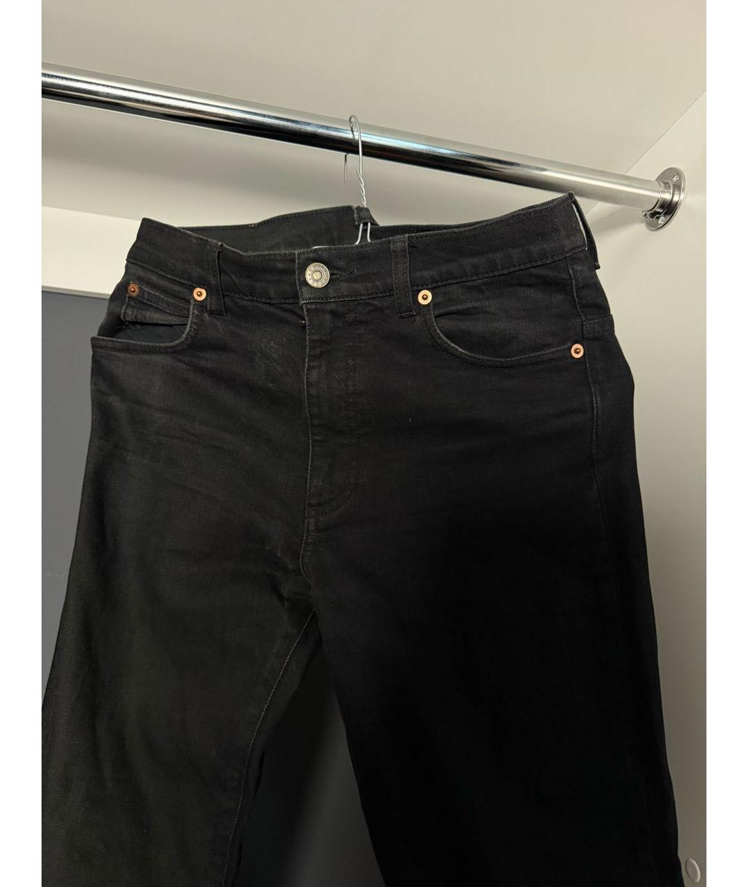 GUCCI Черные хлопковые джинсы скинни, фото 3