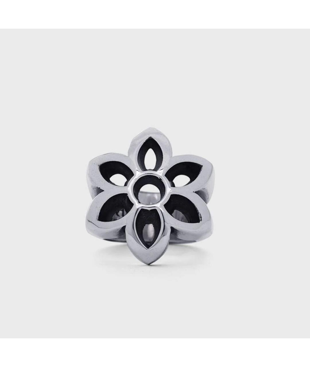 CHROME HEARTS Серое серебряное кольцо, фото 2