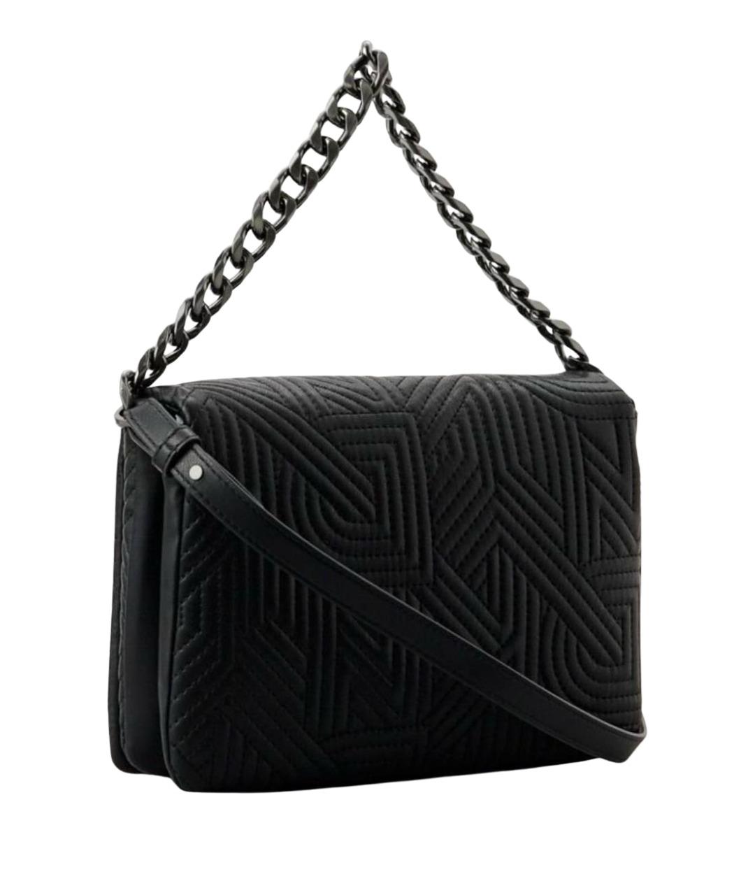 DKNY Черная сумка с короткими ручками из искусственной кожи, фото 1