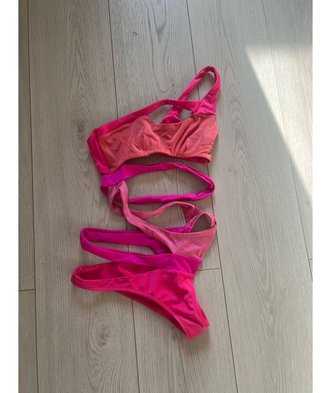 AGENT PROVOCATEUR Розовый полиамидовый купальник, фото 4