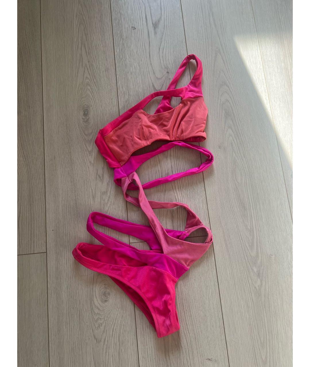 AGENT PROVOCATEUR Розовый полиамидовый купальник, фото 5