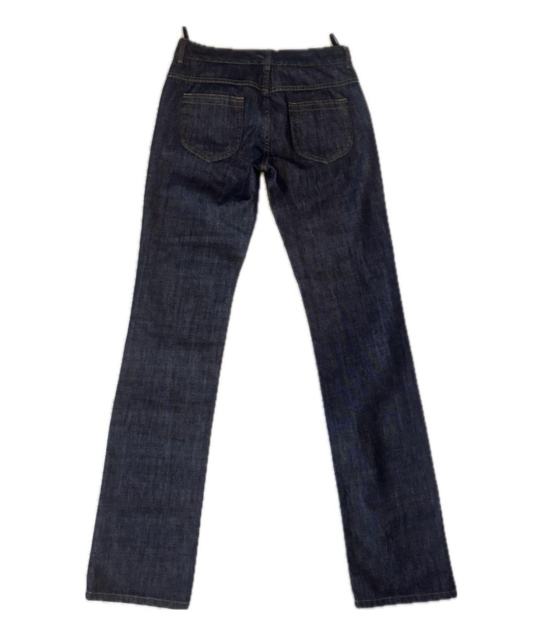 MAISON MARGIELA Темно-синие хлопковые джинсы слим, фото 2