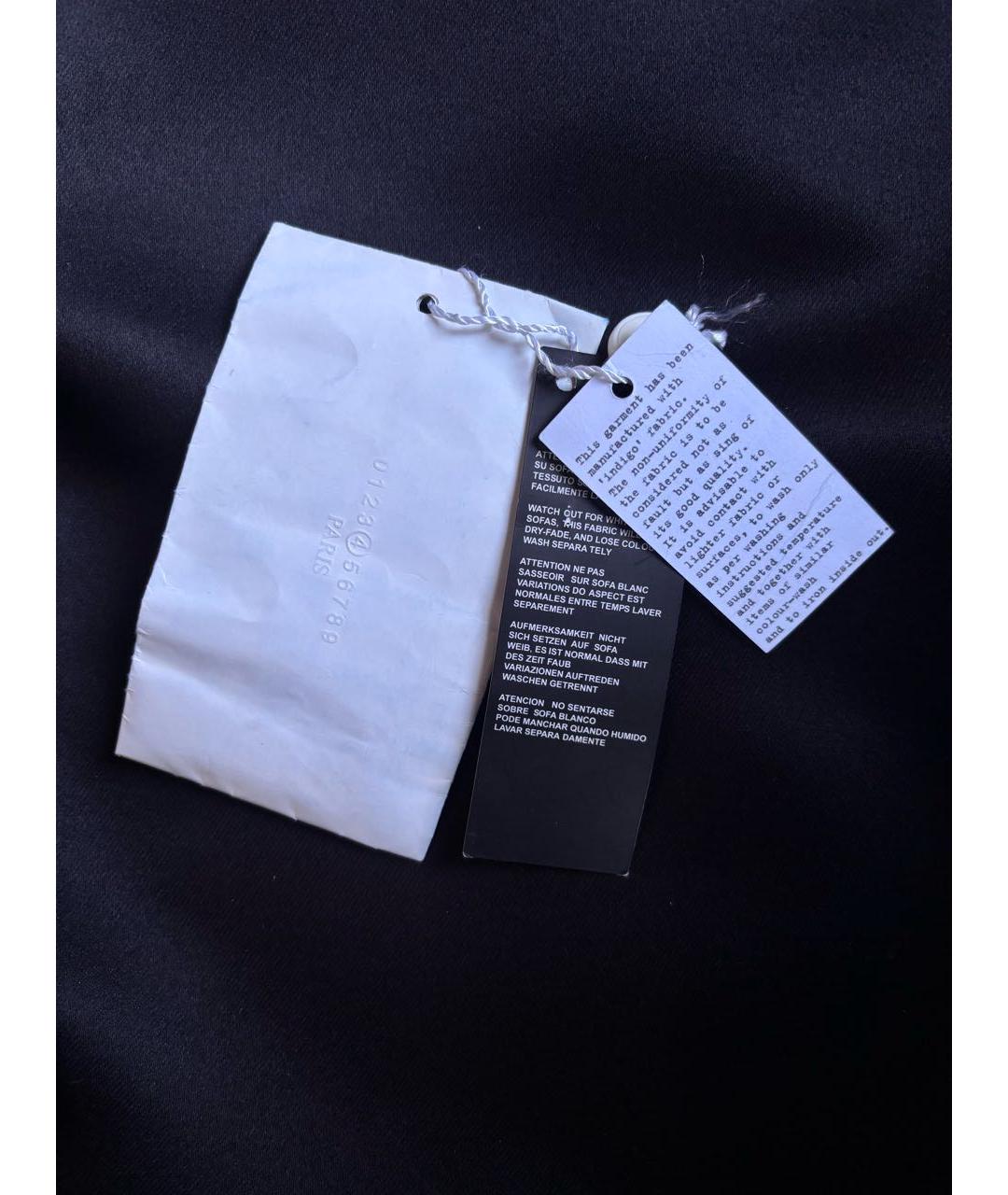 MAISON MARGIELA Темно-синие хлопковые джинсы слим, фото 5