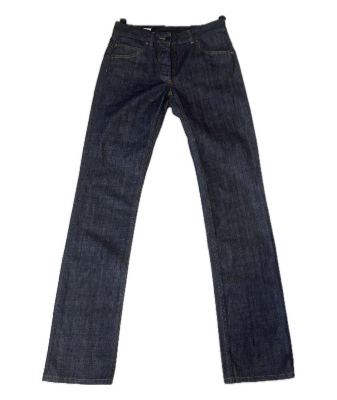 MAISON MARGIELA Темно-синие хлопковые джинсы слим, фото 6