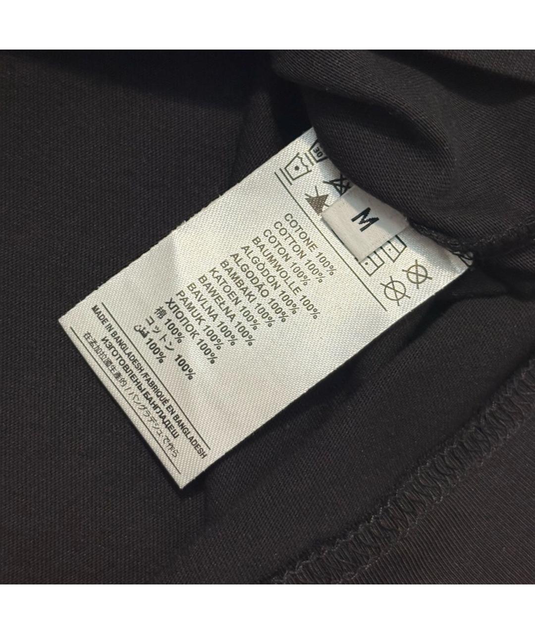 JOHN RICHMOND Черная хлопковая футболка, фото 4