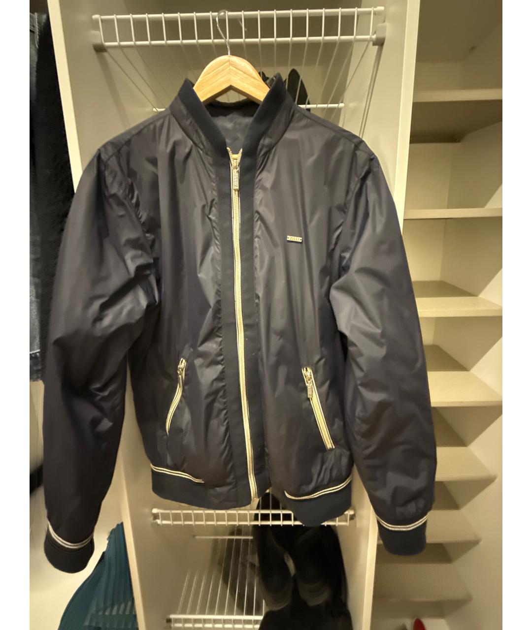 ZILLI Черная полиэстеровая куртка, фото 3