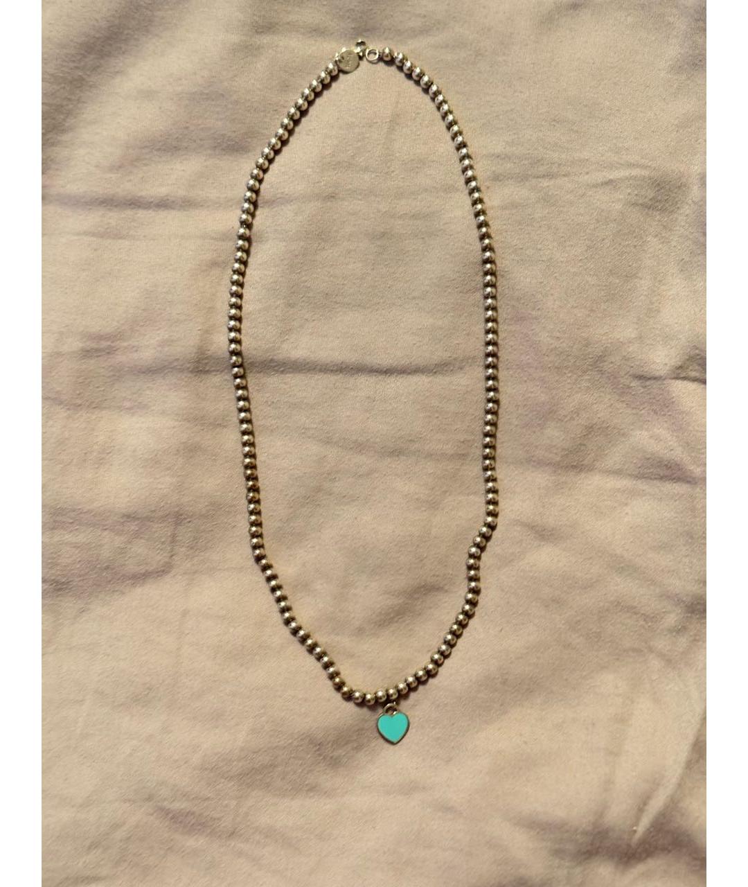 TIFFANY&CO Серебряное серебряное колье, фото 4