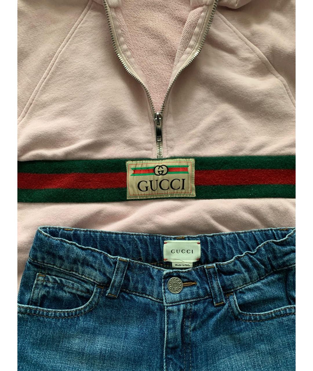 GUCCI Розовый хлопковый комплект, фото 3