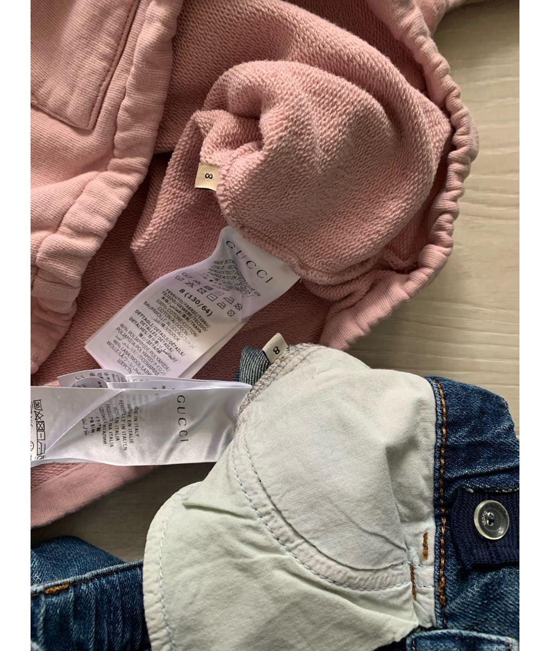 GUCCI Розовый хлопковый комплект, фото 5