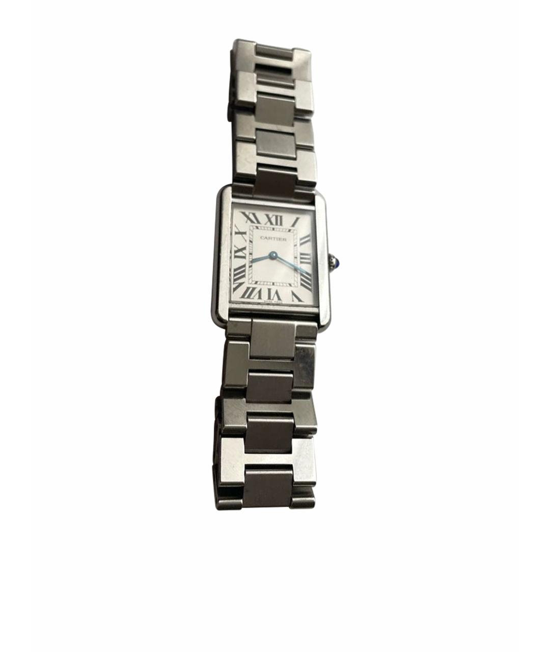 CARTIER Серебряные серебряные часы, фото 1