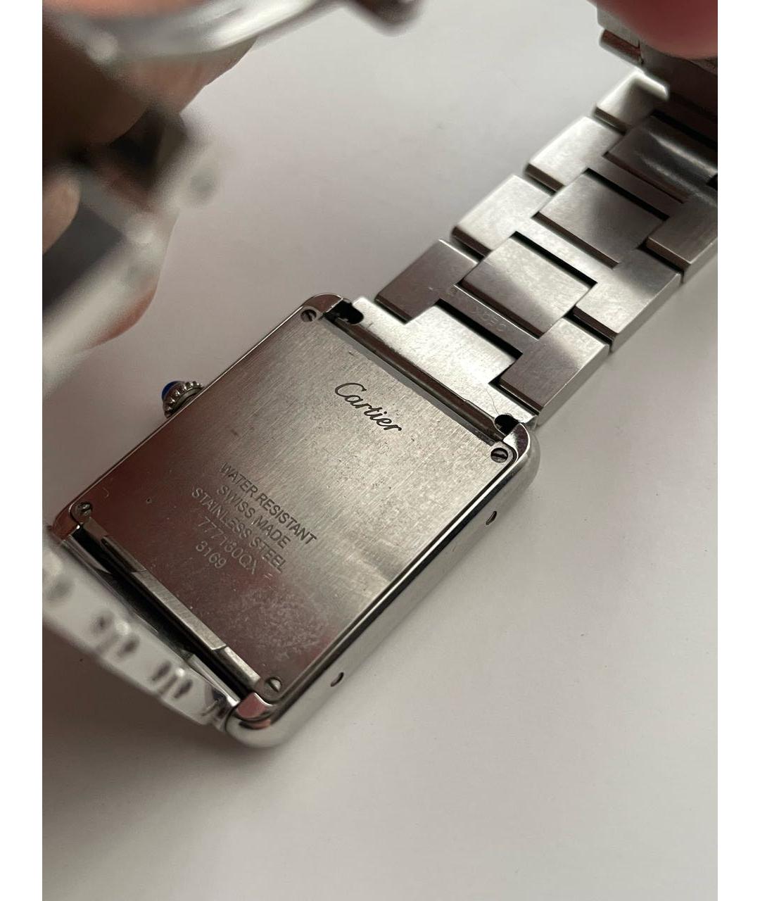 CARTIER Серебряные серебряные часы, фото 5