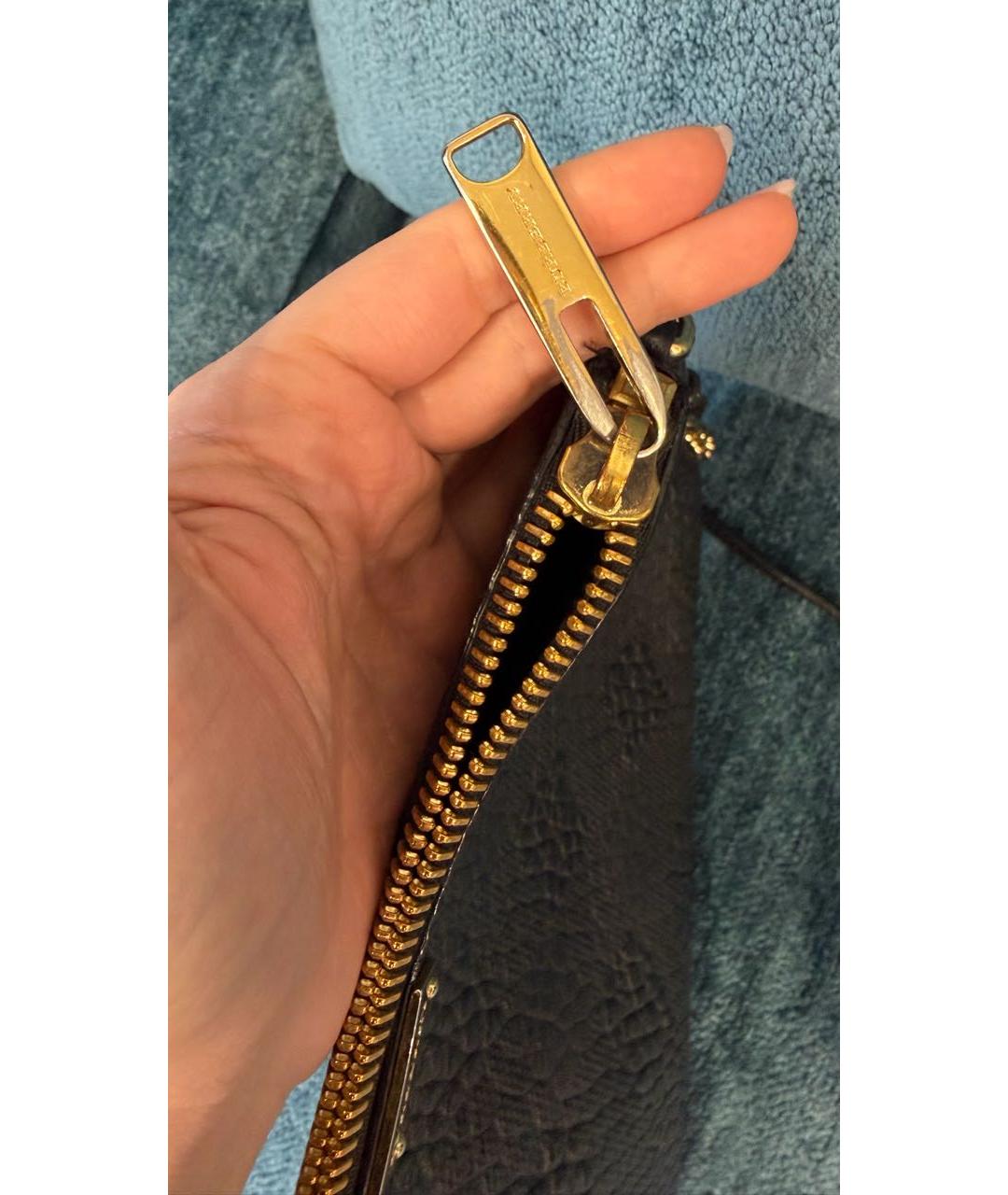 BURBERRY Черная кожаная сумка через плечо, фото 6