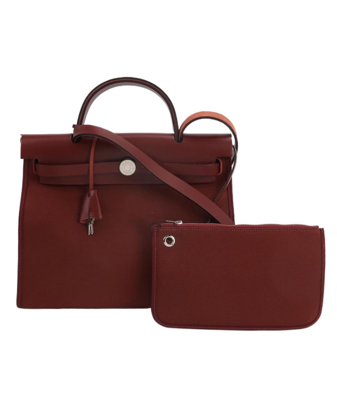 HERMES Бордовая сумка через плечо, фото 9