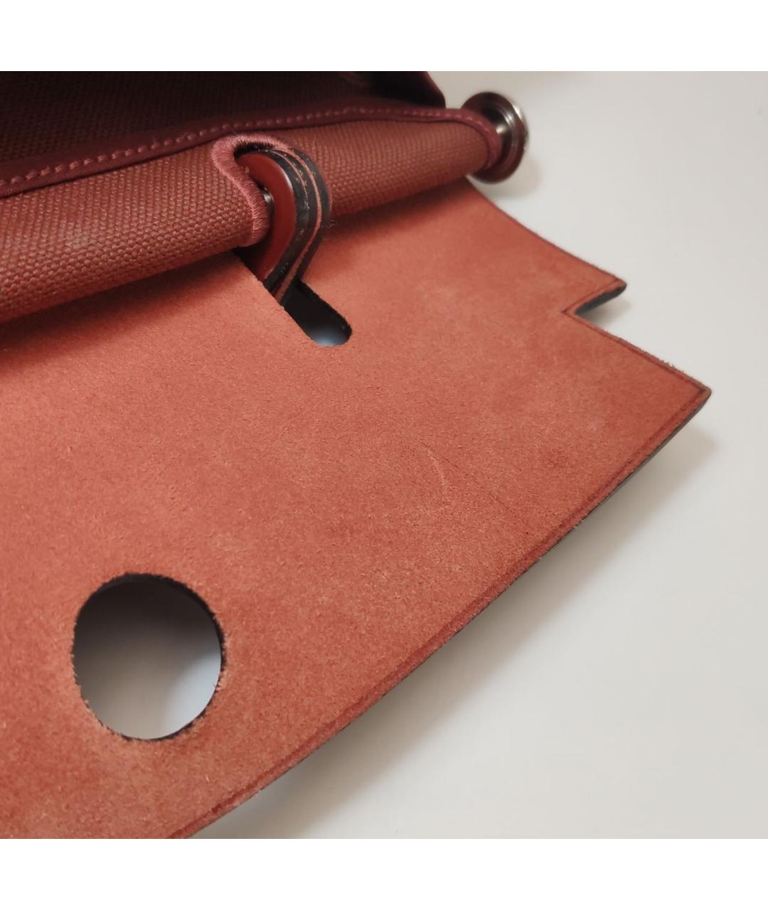 HERMES Бордовая сумка через плечо, фото 6