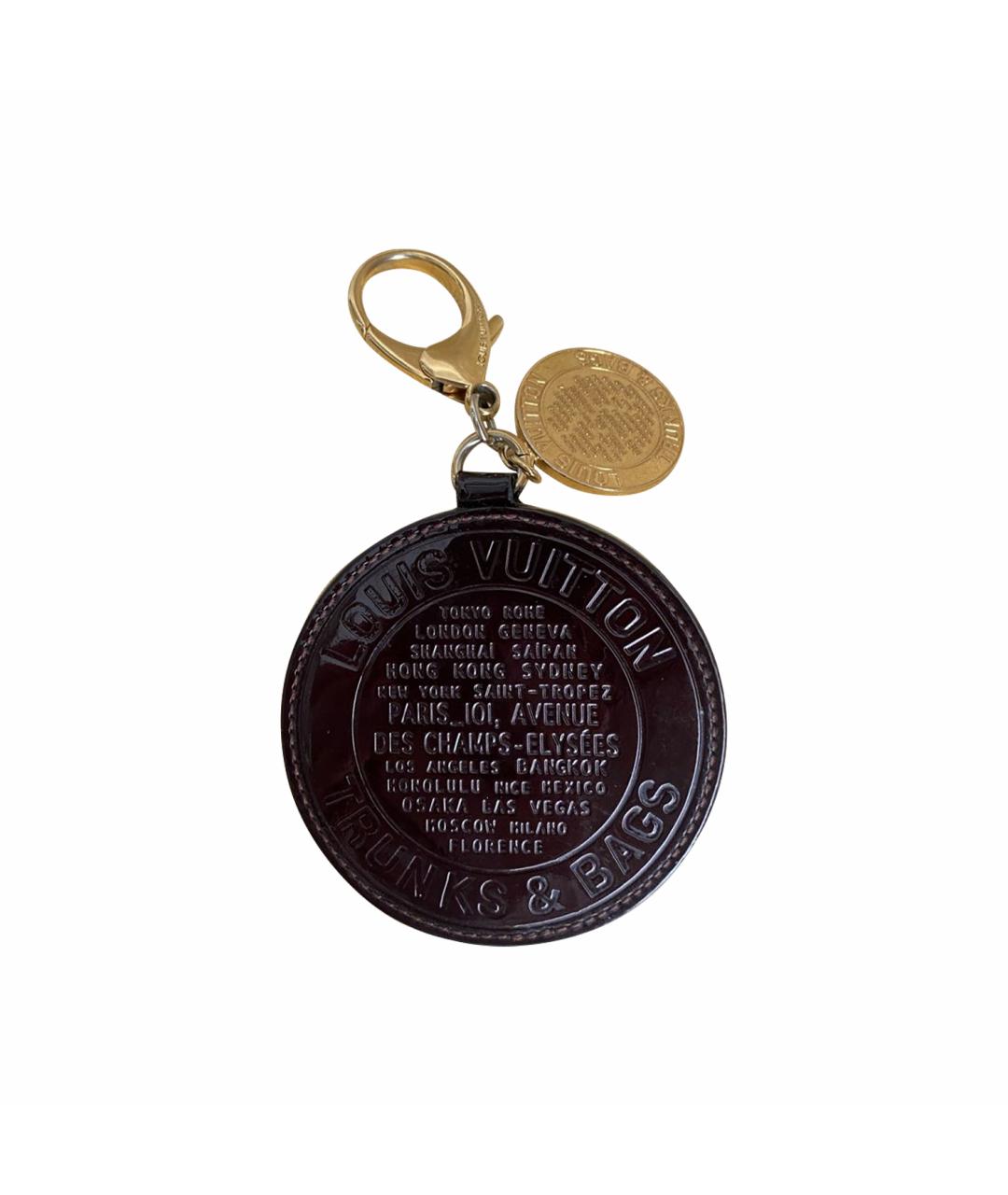 LOUIS VUITTON Бордовый брелок, фото 1