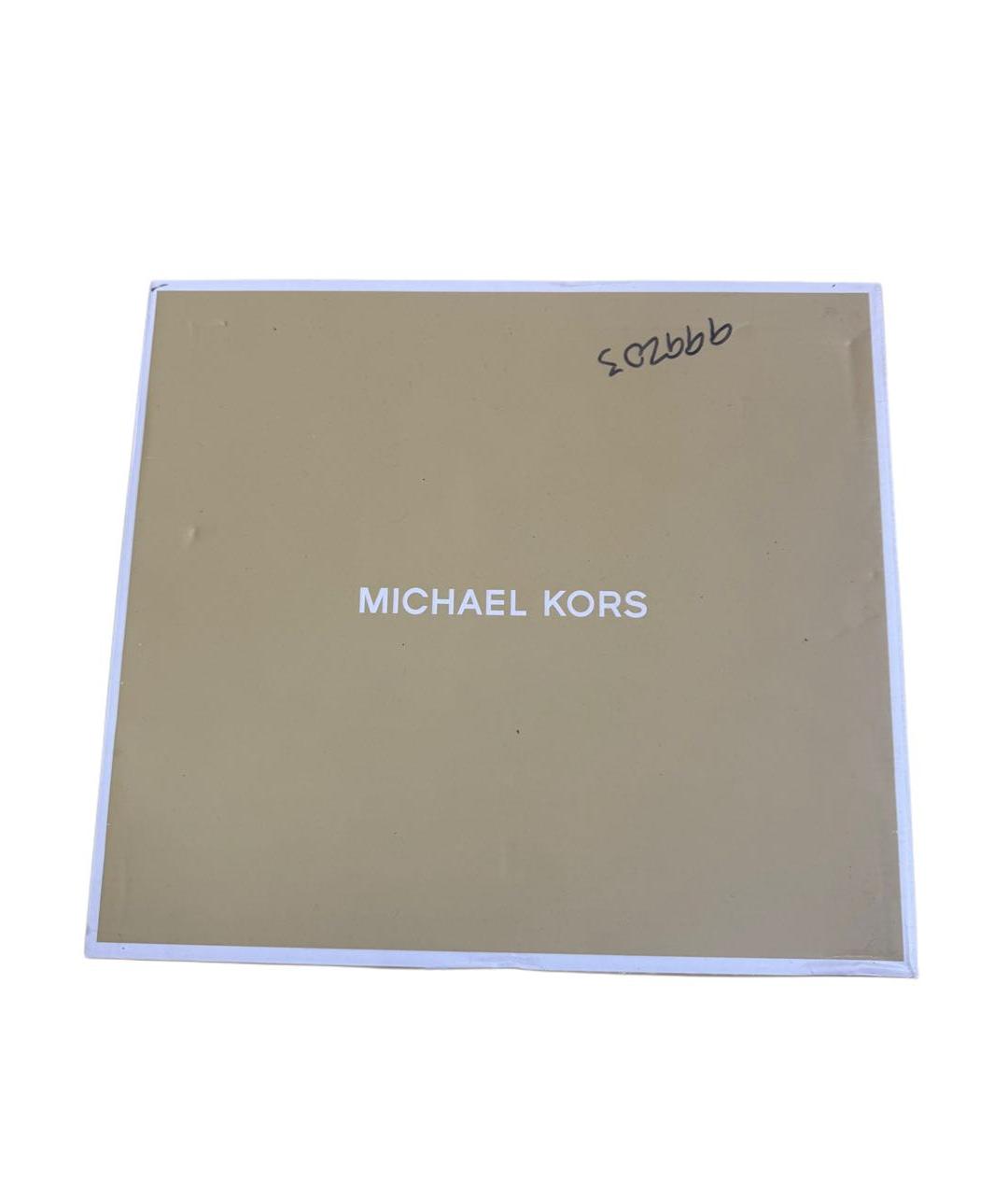 MICHAEL MICHAEL KORS Черные ботинки из искусственной кожи, фото 5