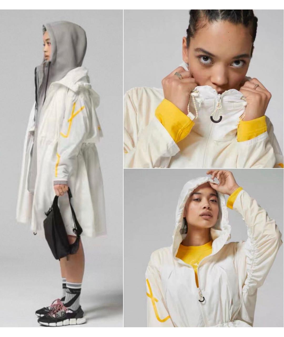 ADIDAS BY STELLA MCCARTNEY Белый тренч/плащ, фото 8