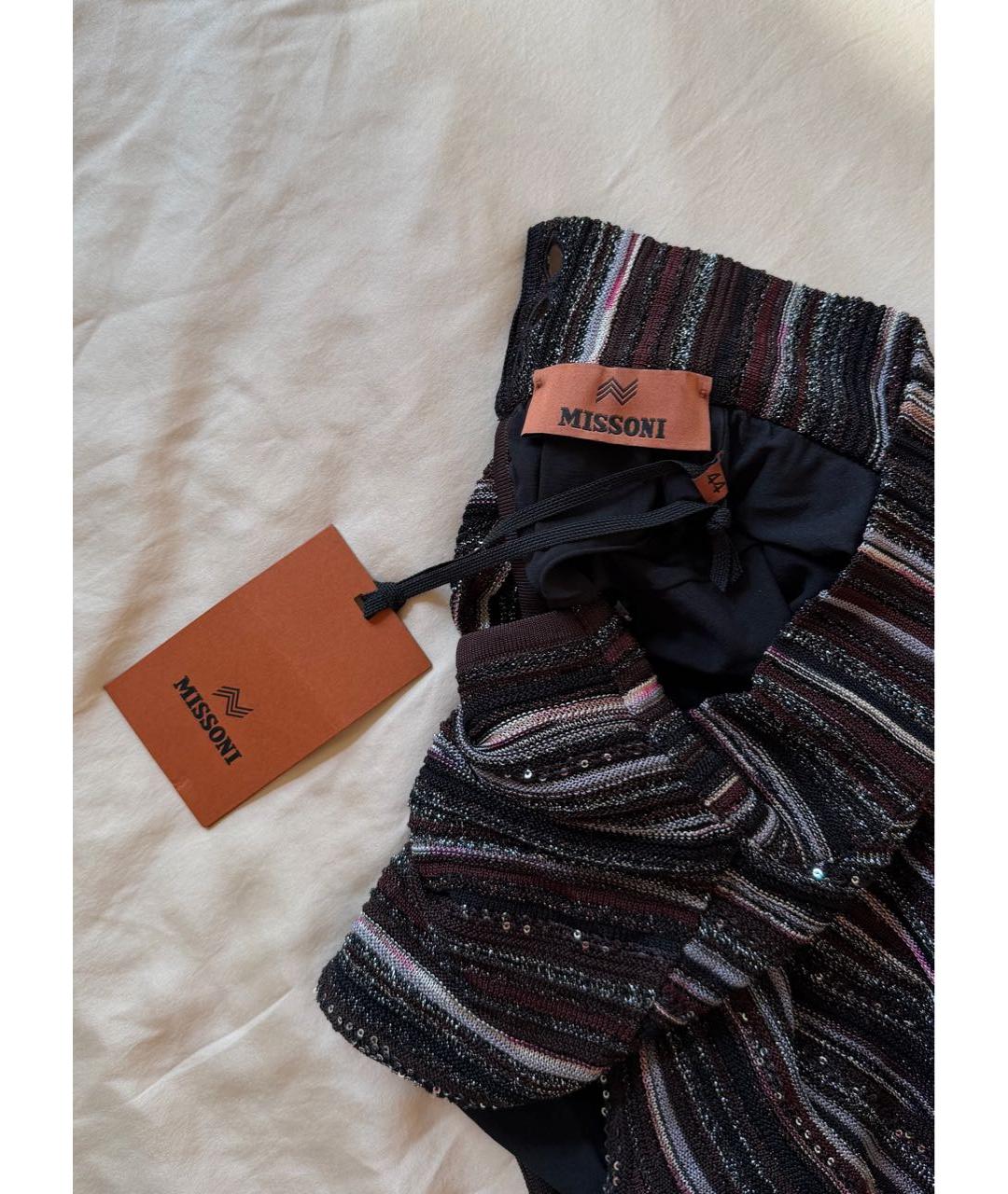 MISSONI Фиолетовое вискозное коктейльное платье, фото 3