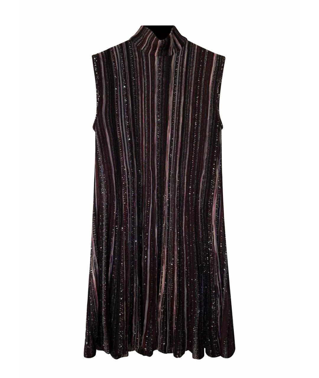 MISSONI Фиолетовое вискозное коктейльное платье, фото 1