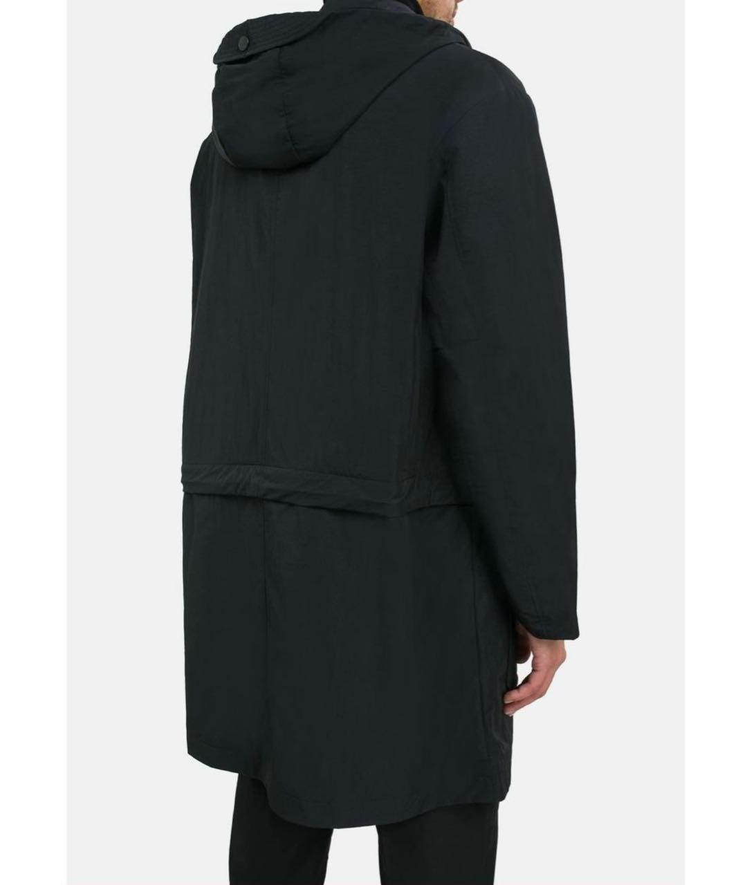 EMPORIO ARMANI Темно-синяя полиамидовая парка, фото 2