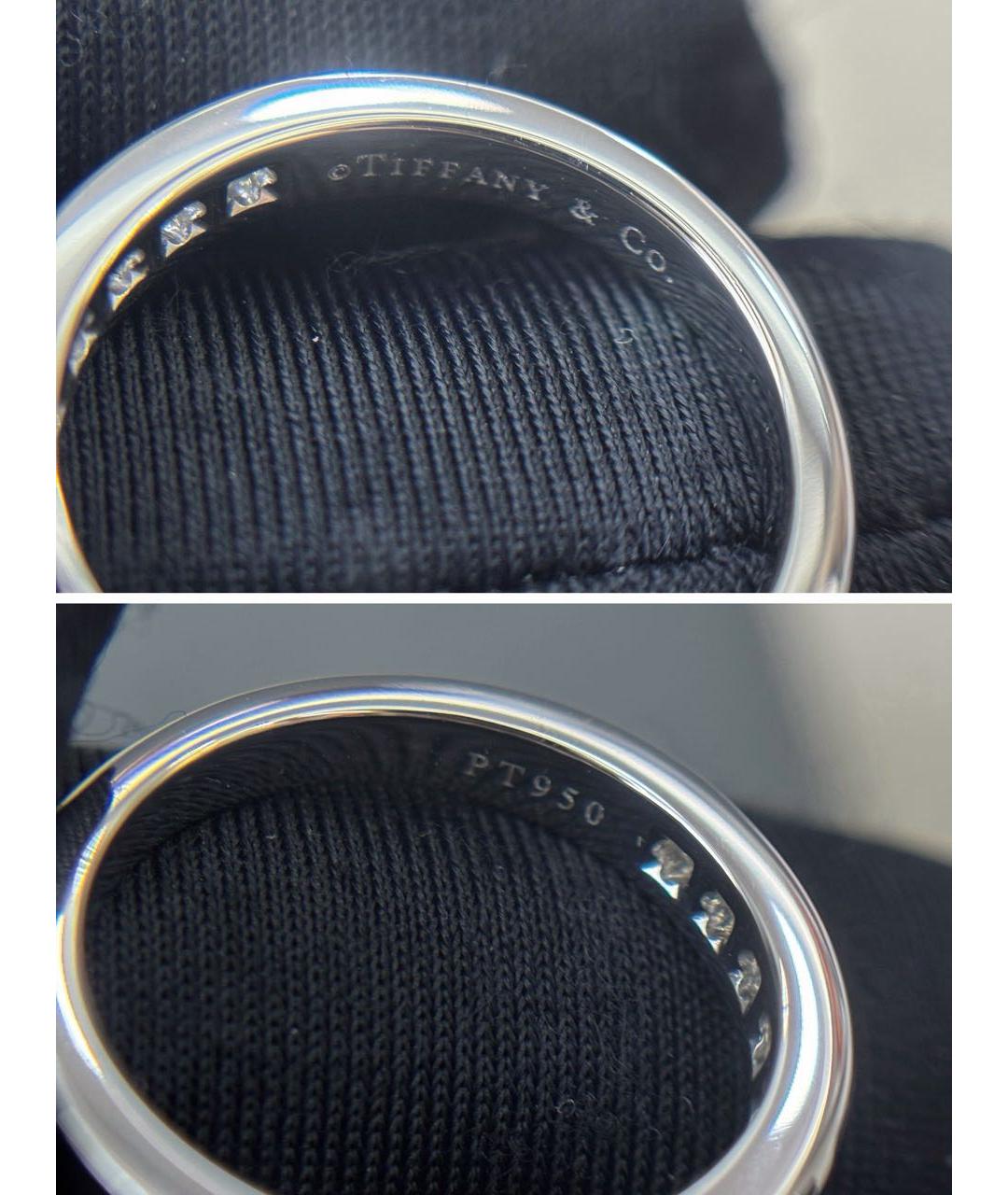 TIFFANY&CO Белое платиновое кольцо, фото 6