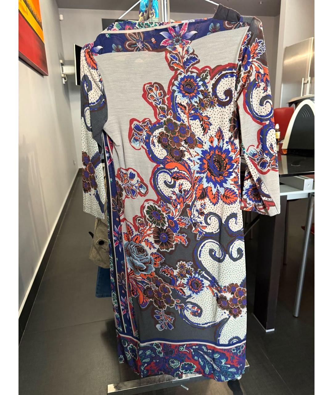 ETRO Коричневое повседневное платье, фото 2