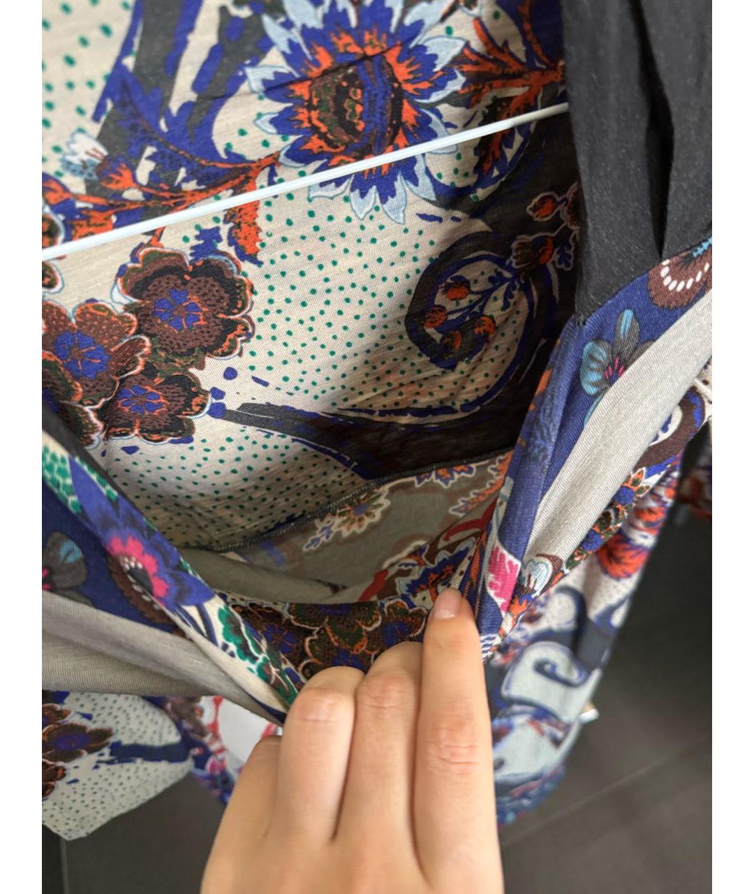 ETRO Коричневое повседневное платье, фото 6