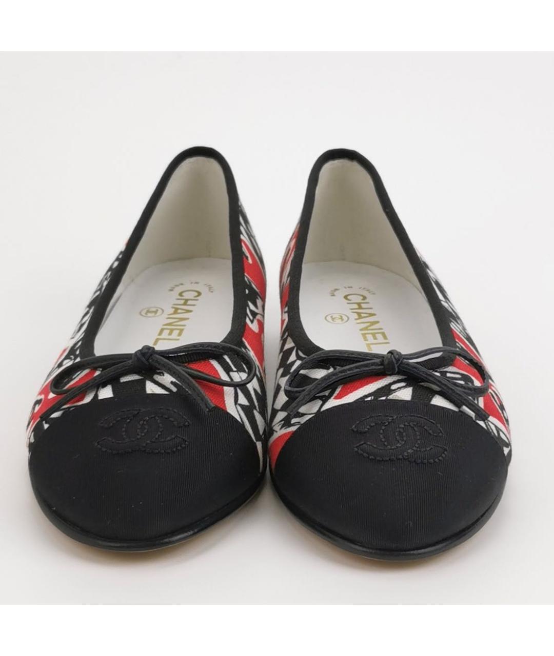 CHANEL Черные балетки, фото 3