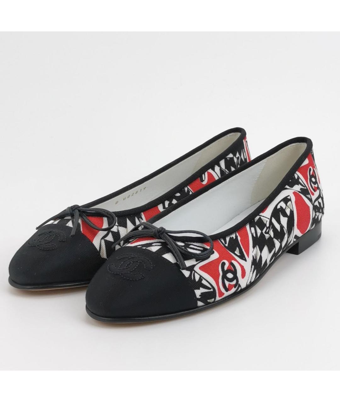 CHANEL Черные балетки, фото 2