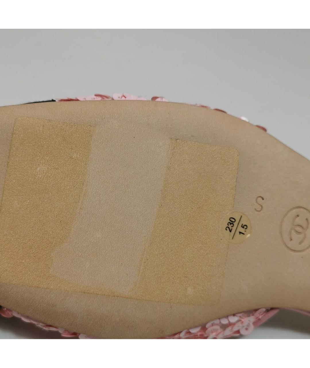 CHANEL Розовые балетки, фото 8