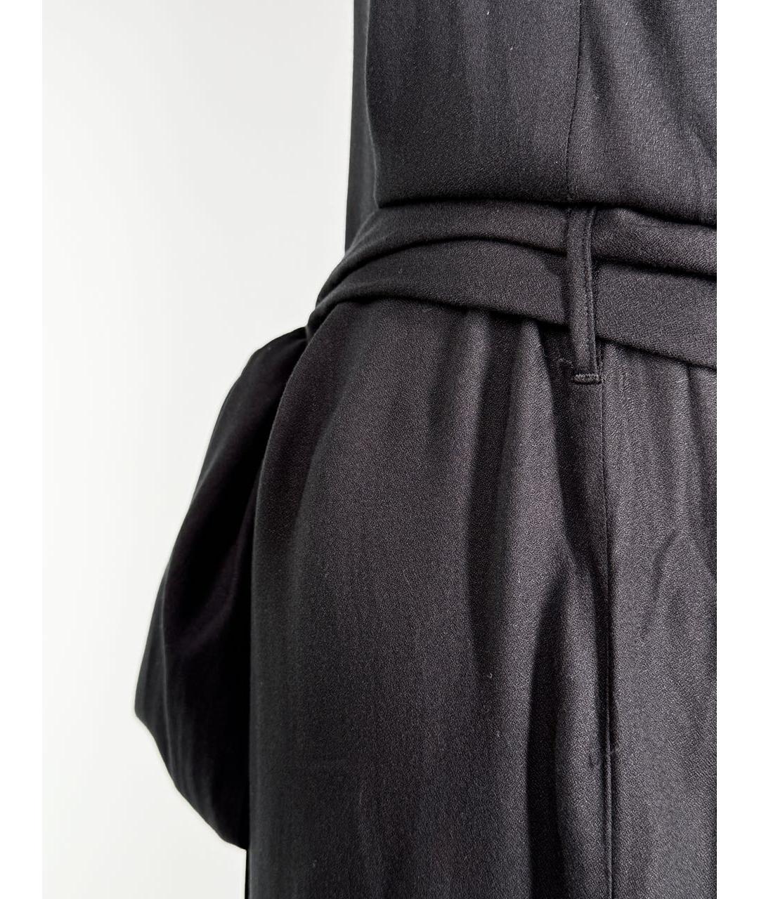 ANN DEMEULEMEESTER Черное вискозное вечернее платье, фото 6