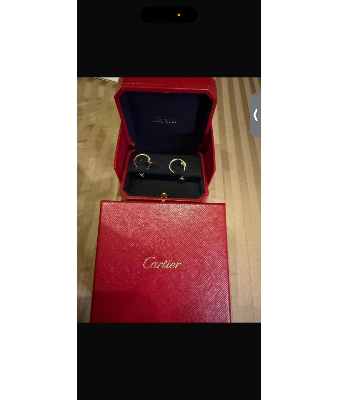 CARTIER Золотые серьги из розового золота, фото 3