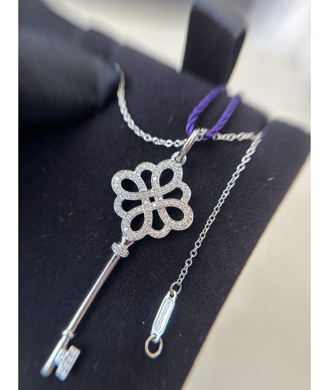 TIFFANY&CO Белое колье из белого золота, фото 7