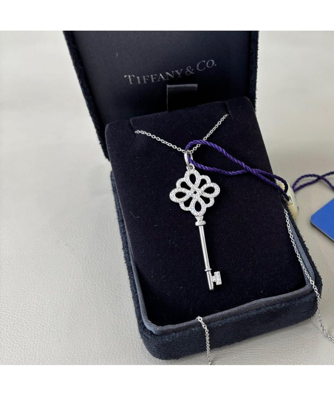 TIFFANY&CO Белое колье из белого золота, фото 2