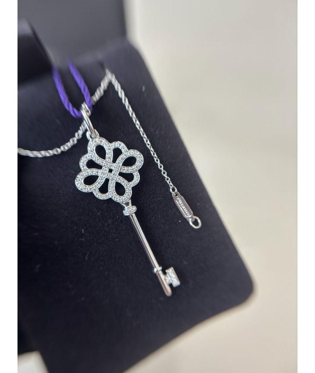 TIFFANY&CO Белое колье из белого золота, фото 6