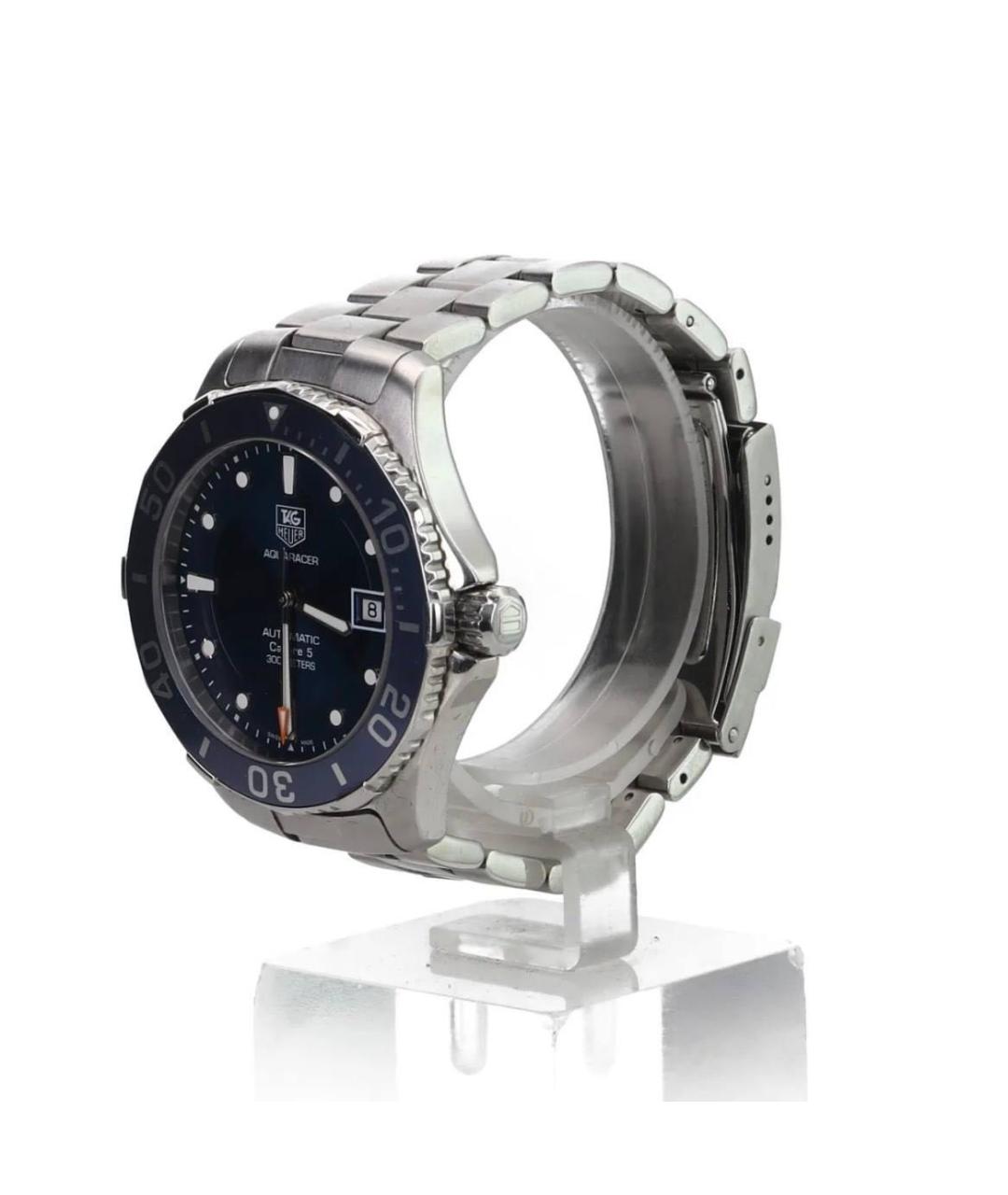 TAG HEUER Синие стальные часы, фото 3