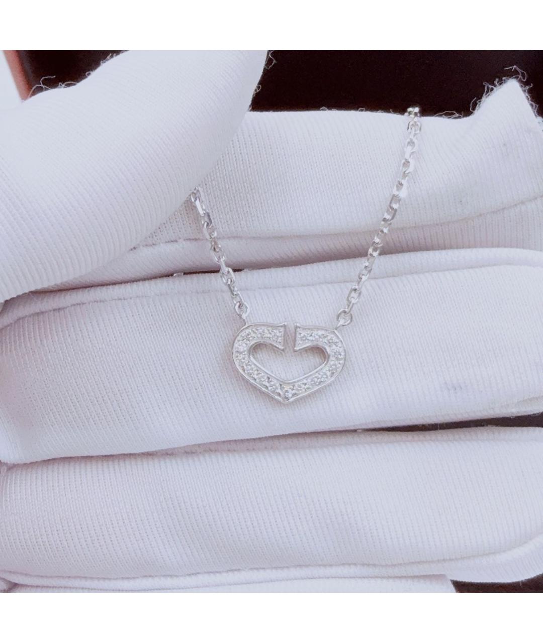 CARTIER Белое колье из белого золота, фото 4