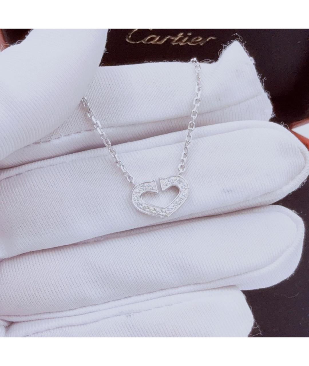 CARTIER Белое колье из белого золота, фото 3