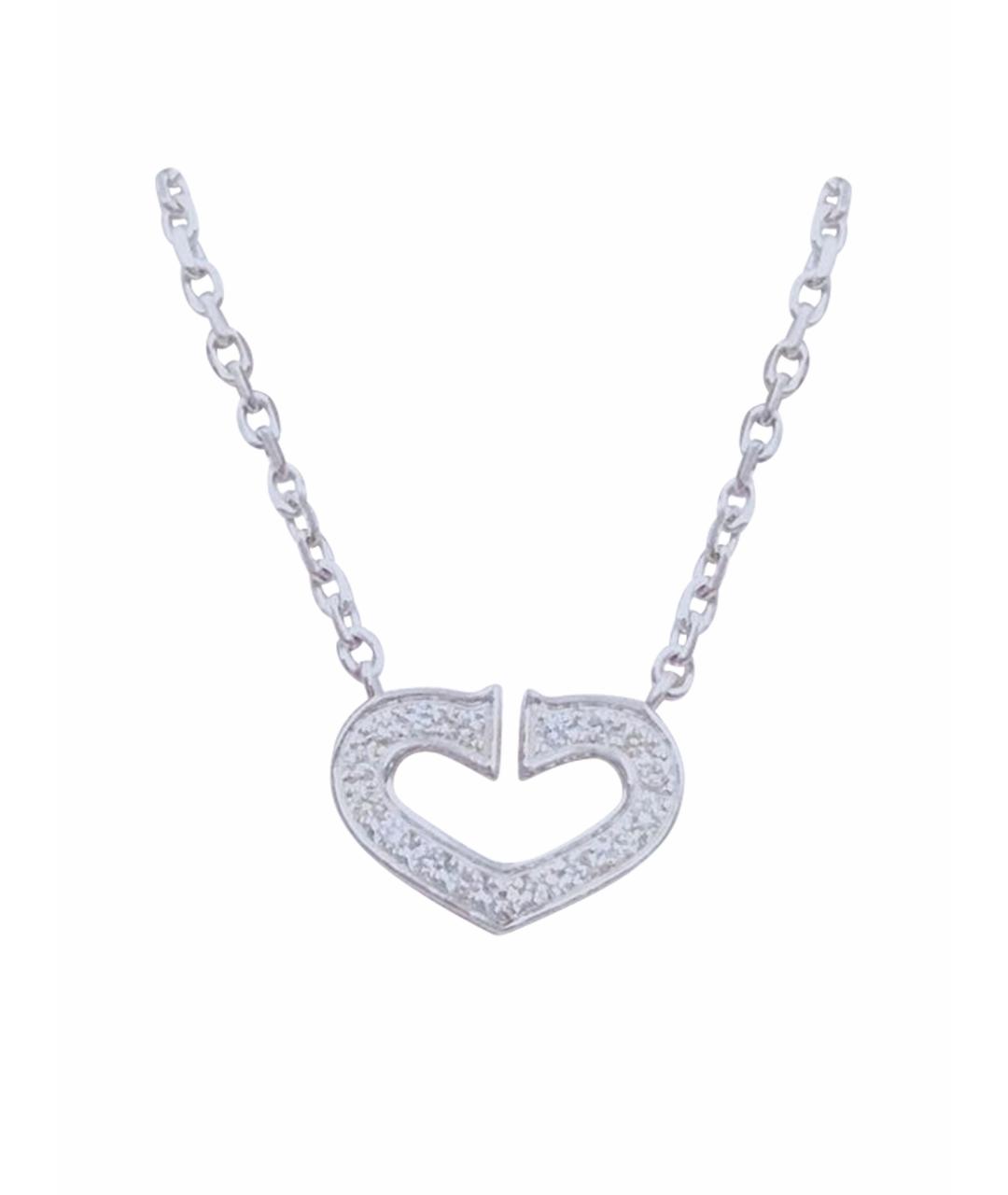 CARTIER Белое колье из белого золота, фото 1