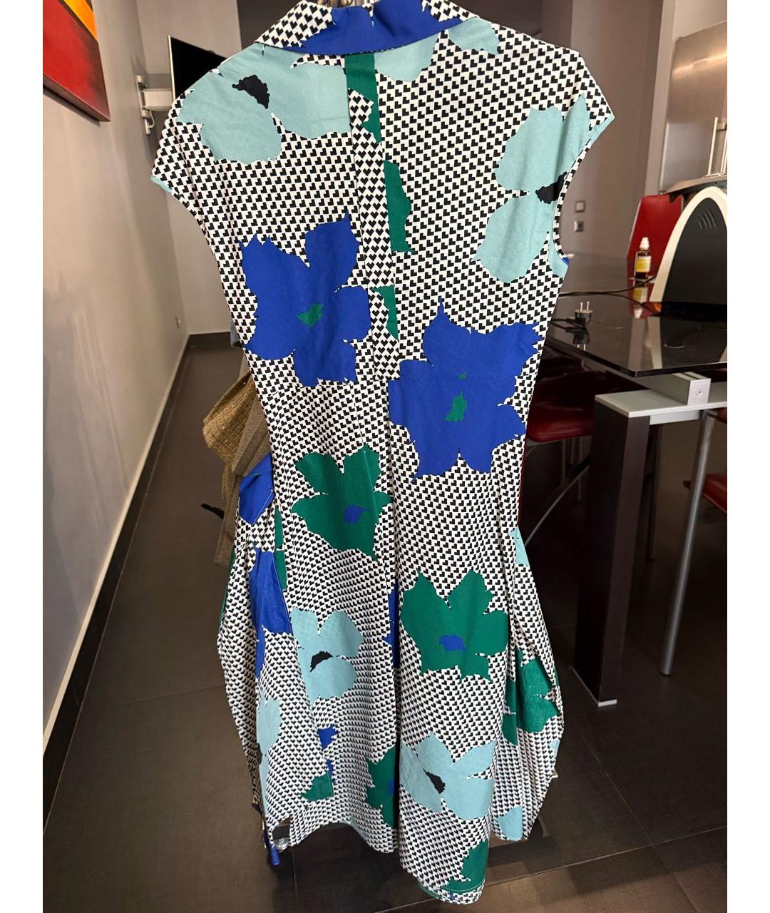 MAX MARA Мульти хлопковое повседневное платье, фото 2