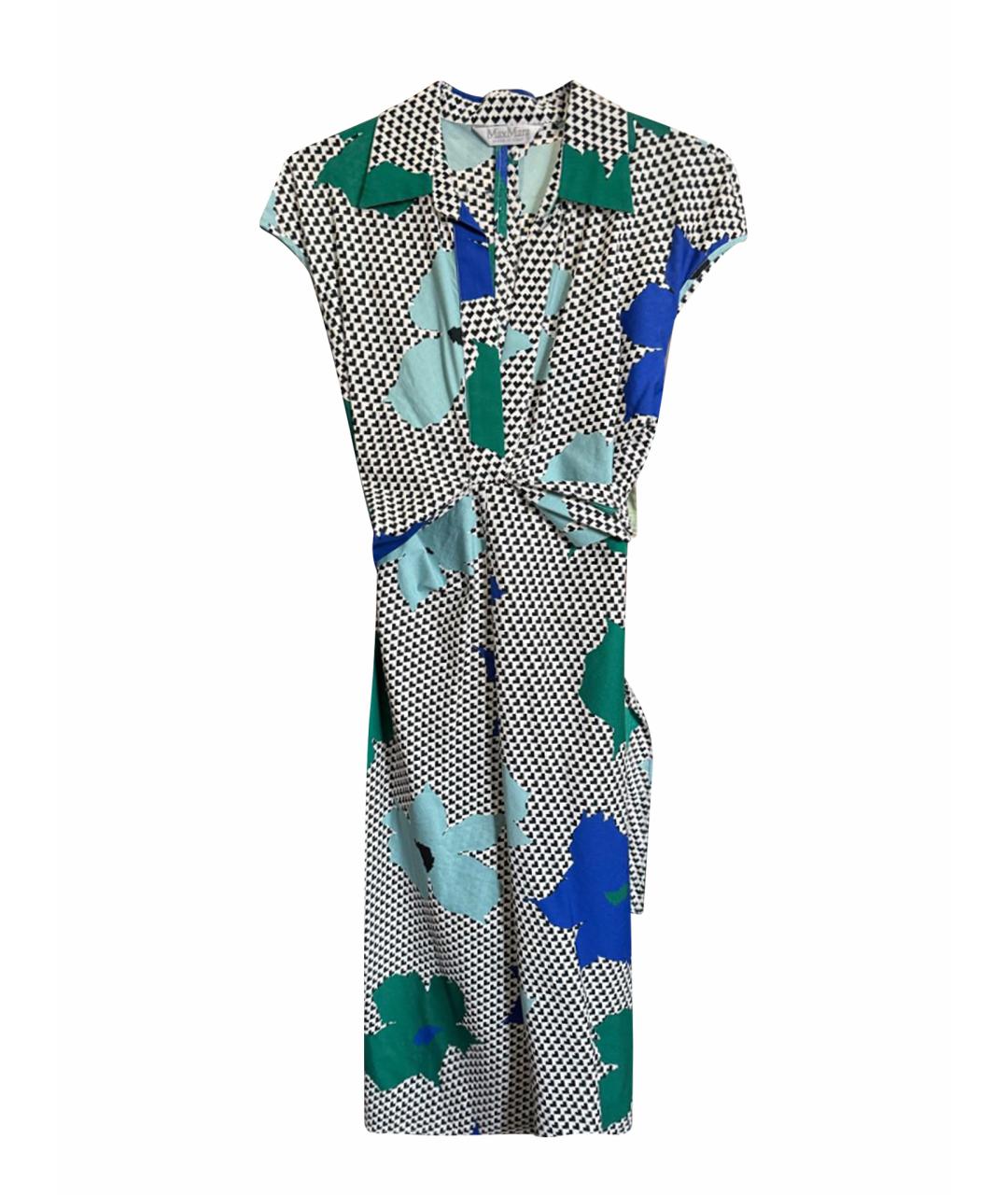 MAX MARA Мульти хлопковое повседневное платье, фото 1