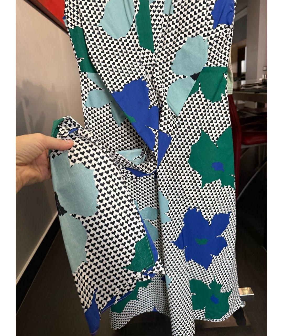 MAX MARA Мульти хлопковое повседневное платье, фото 4