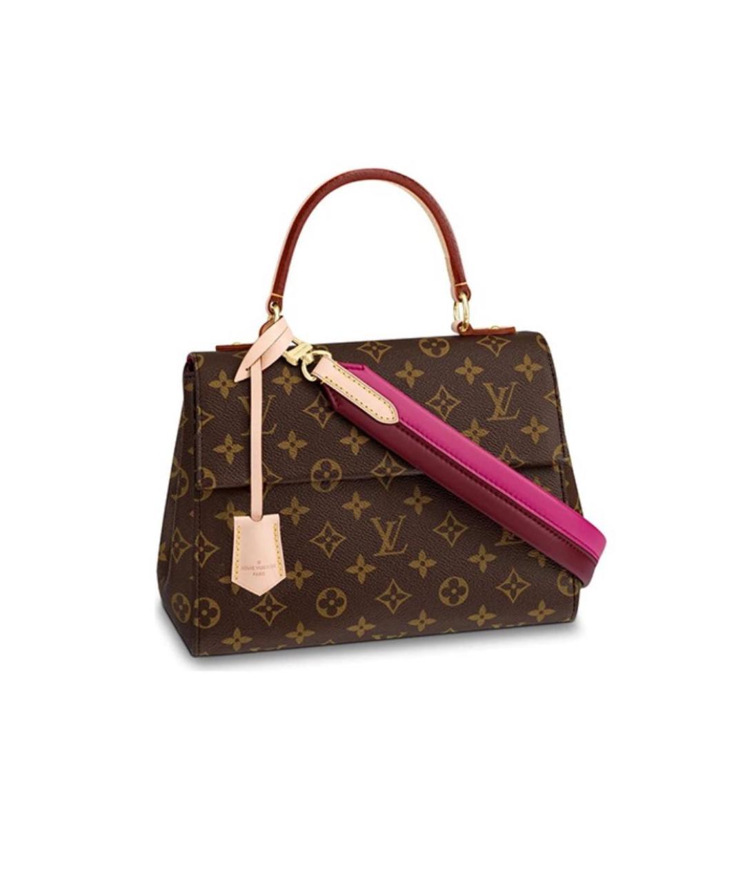 LOUIS VUITTON Коричневая сумка с короткими ручками, фото 9