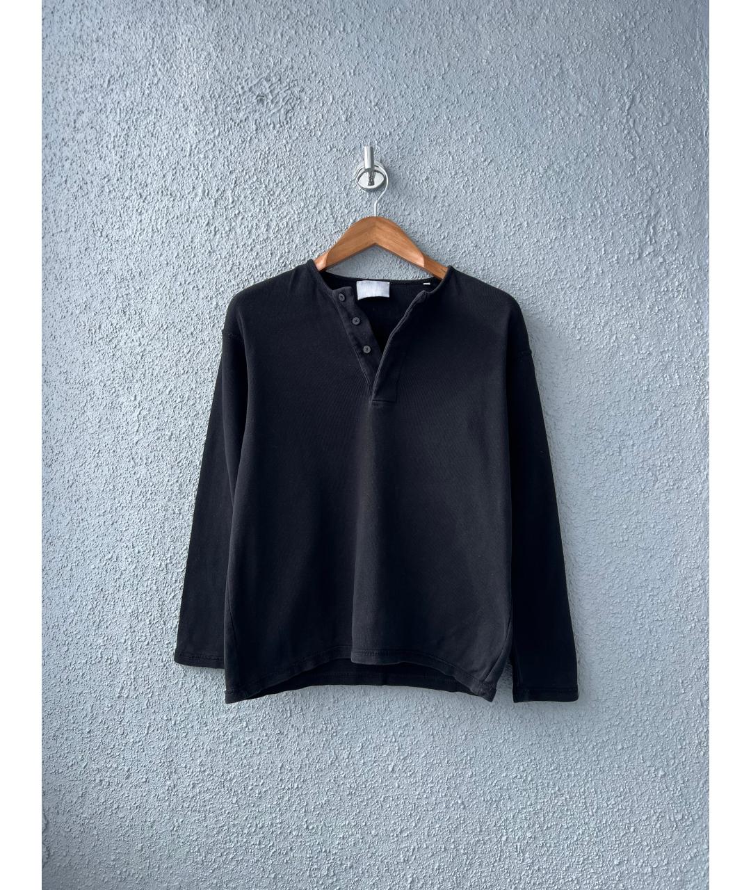 ERMENEGILDO ZEGNA XXX Черный хлопковый джемпер / свитер, фото 8