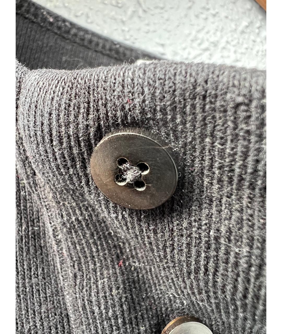 ERMENEGILDO ZEGNA XXX Черный хлопковый джемпер / свитер, фото 2