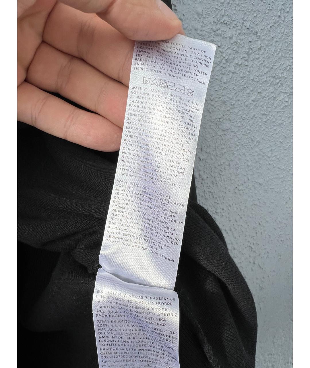 ERMENEGILDO ZEGNA XXX Черный хлопковый джемпер / свитер, фото 7