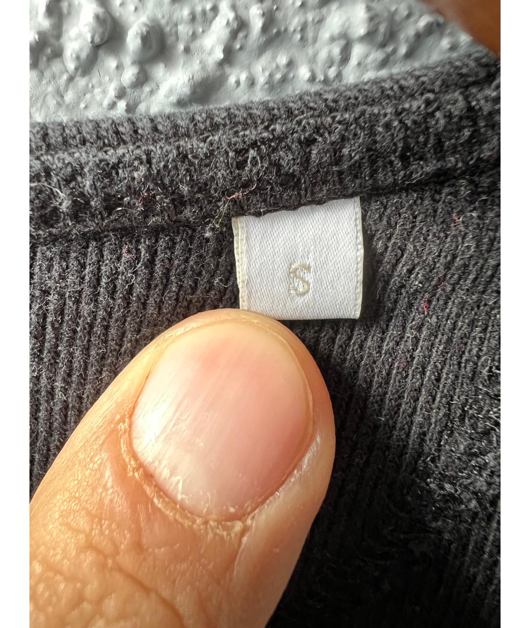 ERMENEGILDO ZEGNA XXX Черный хлопковый джемпер / свитер, фото 4