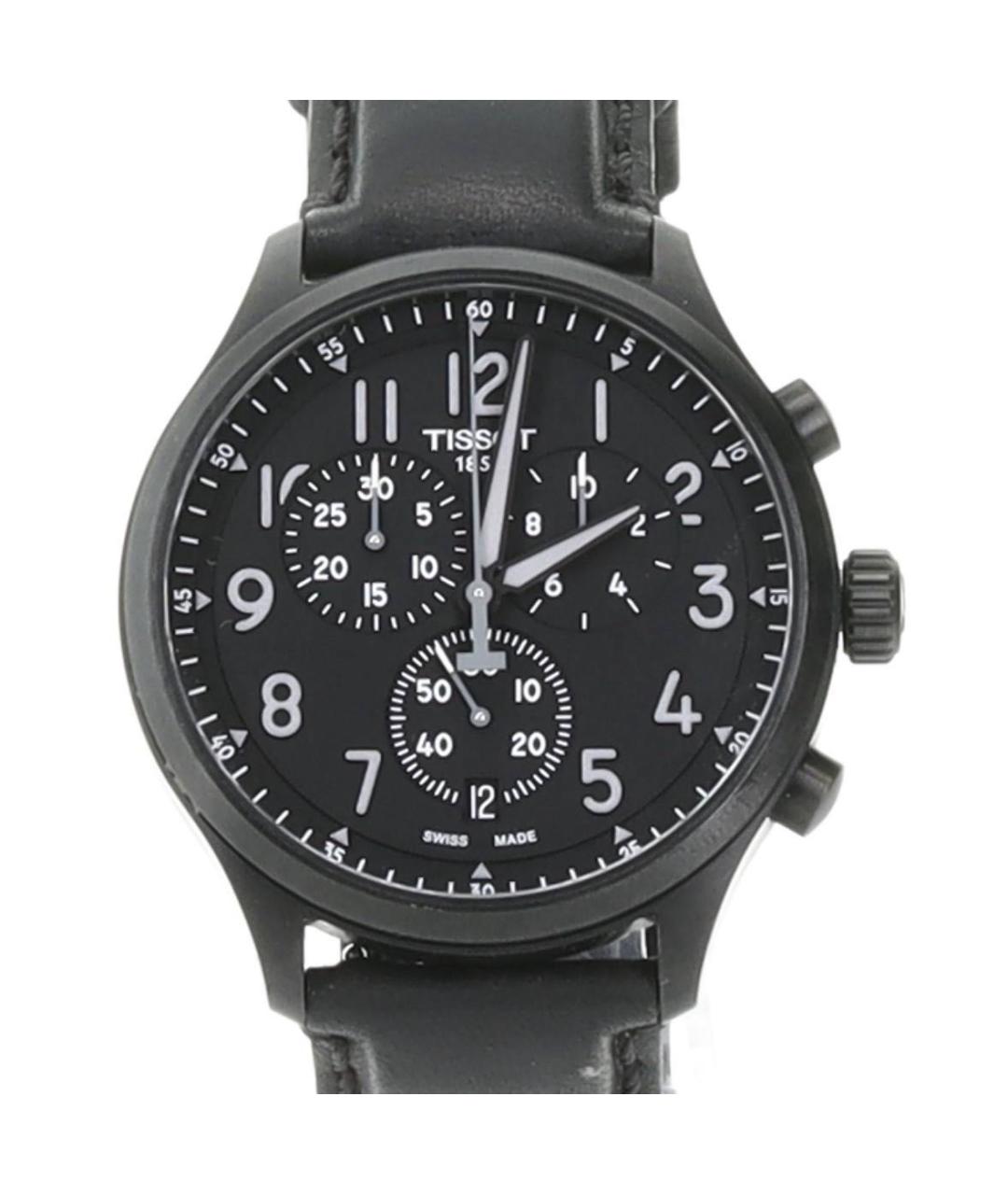 TISSOT Черные стальные часы, фото 6