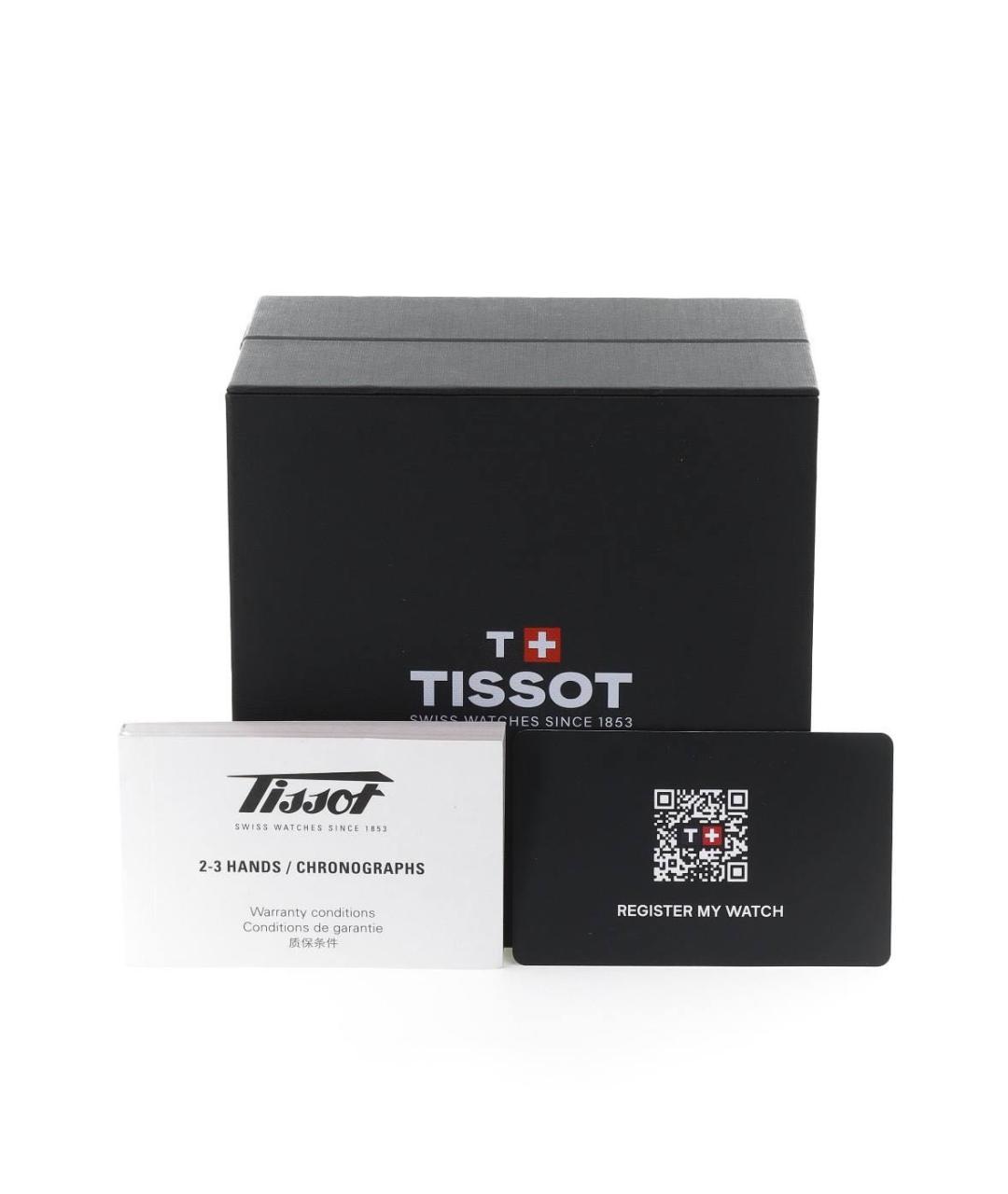 TISSOT Черные стальные часы, фото 5