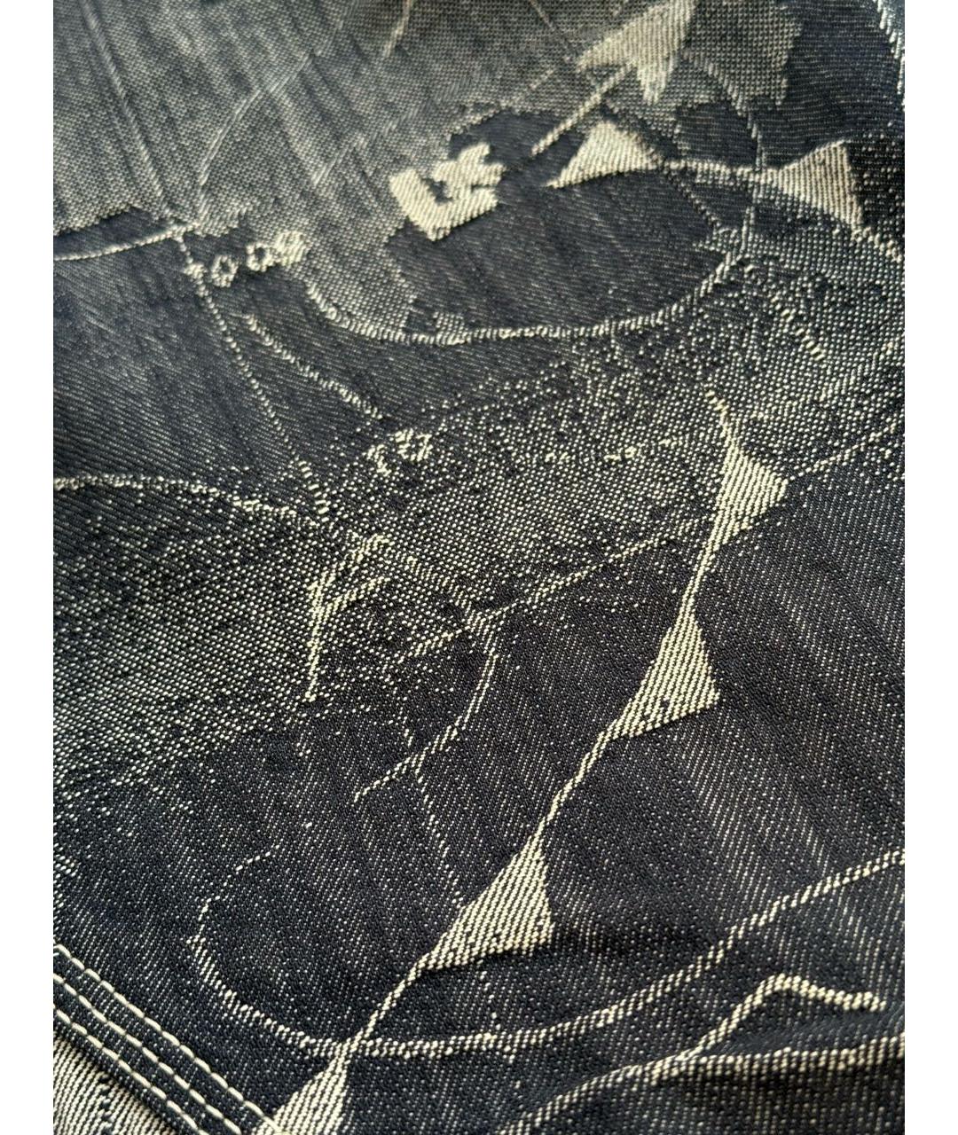 ISSEY MIYAKE Синие хлопковые джинсы, фото 8